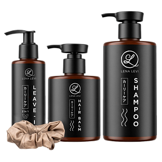 Набор для кудрявых и вьющихся волос WAVY & CURLY + LEAVE-IN 2в1, Lena Levi®