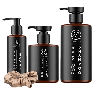 Набор для кудрявых и вьющихся волос WAVY & CURLY + LEAVE-IN 2в1, Lena Levi® Набор для кудрявых и вьющихся волос WAVY & CURLY + LEAVE-IN 2в1, Lena Levi®
